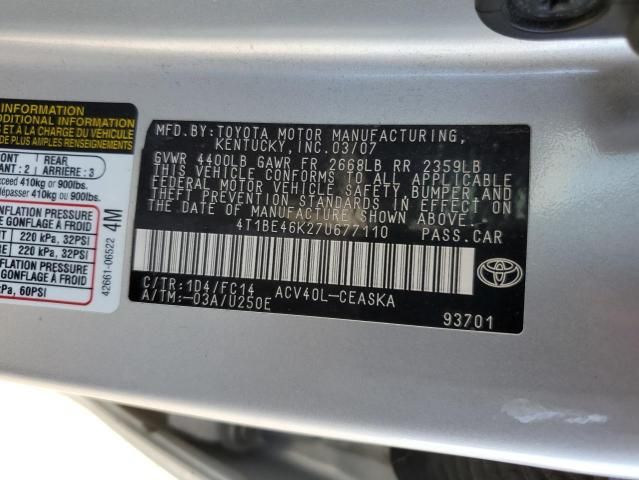 2007 Toyota Camry CE