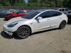 Salvage cars for sale at Waldorf, MD auction: 2020 Tesla Model 3