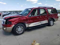 Salvage cars for sale at Grand Prairie, TX auction: 2014 Ford Expedition EL XLT