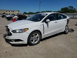 Salvage cars for sale from Copart Wilmer, TX: 2018 Ford Fusion SE