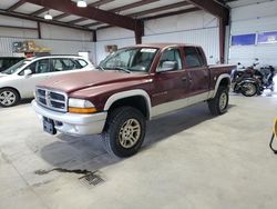 Salvage cars for sale at Chambersburg, PA auction: 2002 Dodge Dakota Quad SLT