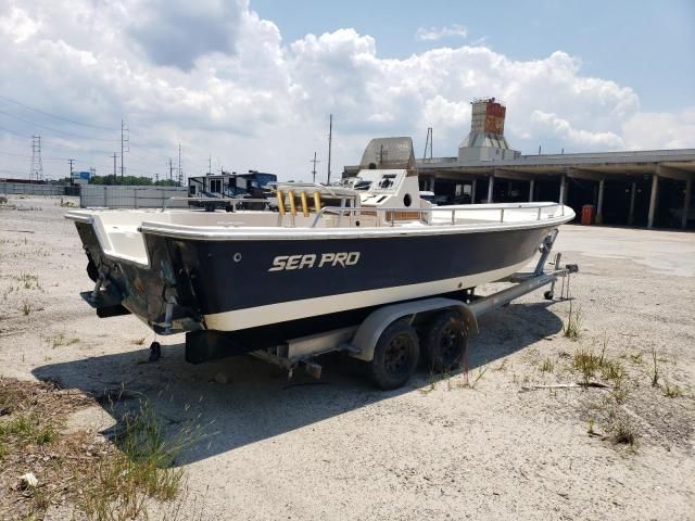 2001 Sea Pro Boat With Trailer