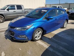 Salvage cars for sale at Haslet, TX auction: 2018 Chevrolet Cruze LT