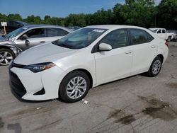 Salvage cars for sale at Ellwood City, PA auction: 2017 Toyota Corolla L