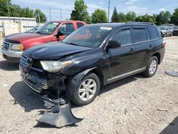 Toyota Highlander salvage cars for sale: 2013 Toyota Highlander Base