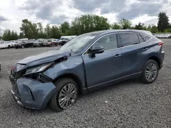 Salvage cars for sale at Portland, OR auction: 2021 Toyota Venza LE