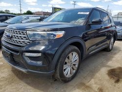 Salvage cars for sale at Chicago Heights, IL auction: 2020 Ford Explorer Limited