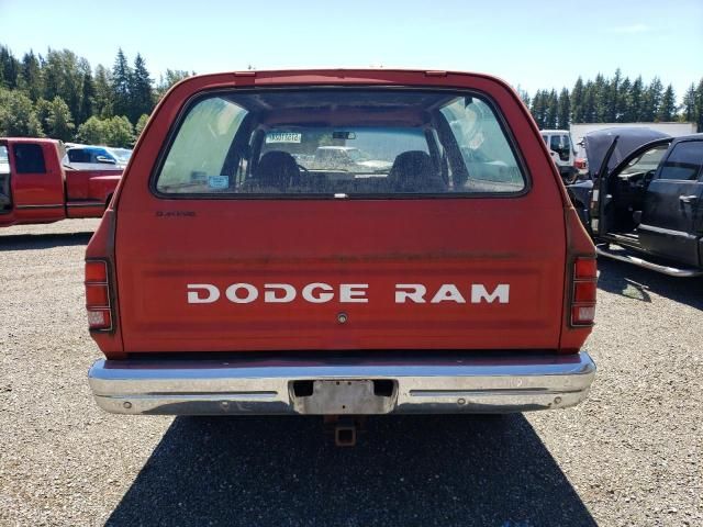 1986 Dodge Ramcharger AW-100