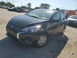 Mitsubishi salvage cars for sale: 2022 Mitsubishi Mirage ES