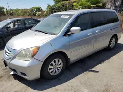 Salvage cars for sale at San Martin, CA auction: 2010 Honda Odyssey EXL