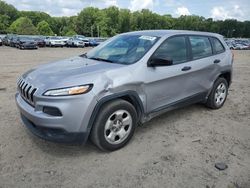 Jeep salvage cars for sale: 2017 Jeep Cherokee Sport