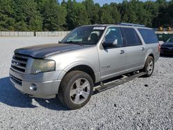 Salvage cars for sale at Gainesville, GA auction: 2008 Ford Expedition EL Limited