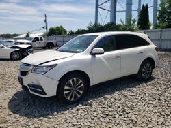 Salvage cars for sale at Windsor, NJ auction: 2016 Acura MDX Technology