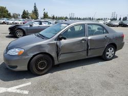 Salvage cars for sale from Copart Rancho Cucamonga, CA: 2006 Toyota Corolla CE