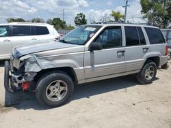 Salvage cars for sale at Riverview, FL auction: 1998 Jeep Grand Cherokee Laredo