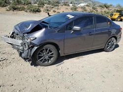 Salvage cars for sale at Reno, NV auction: 2014 Honda Civic LX