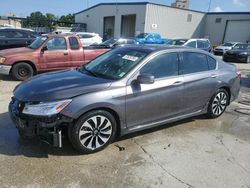 Salvage cars for sale from Copart New Orleans, LA: 2017 Honda Accord Touring Hybrid