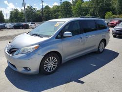 2012 Toyota Sienna XLE en venta en Savannah, GA