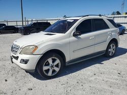 Mercedes-Benz ML 350 4matic salvage cars for sale: 2010 Mercedes-Benz ML 350 4matic