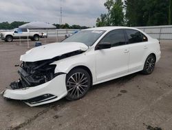 Volkswagen salvage cars for sale: 2016 Volkswagen Jetta Sport