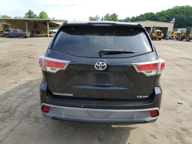 2016 Toyota Highlander LE