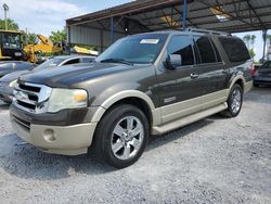 Ford Expedition salvage cars for sale: 2008 Ford Expedition EL Eddie Bauer