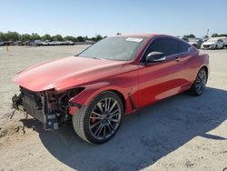 Infiniti q60 red Sport 400 salvage cars for sale: 2017 Infiniti Q60 RED Sport 400