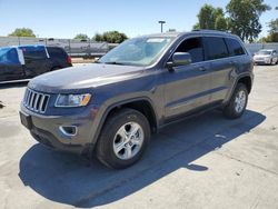 Salvage cars for sale at Sacramento, CA auction: 2016 Jeep Grand Cherokee Laredo