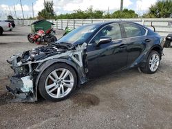 Salvage cars for sale at Miami, FL auction: 2023 Lexus IS 300