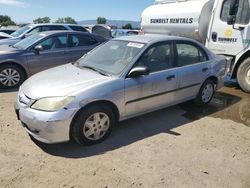 Salvage cars for sale at San Martin, CA auction: 2005 Honda Civic DX VP