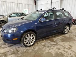 Salvage cars for sale at Franklin, WI auction: 2014 Volkswagen Jetta TDI