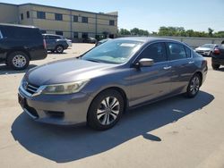 Honda salvage cars for sale: 2014 Honda Accord LX