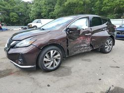 Nissan salvage cars for sale: 2021 Nissan Murano SL