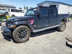 Jeep Gladiator salvage cars for sale: 2020 Jeep Gladiator Overland