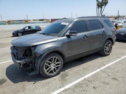 Salvage cars for sale at Van Nuys, CA auction: 2017 Ford Explorer Sport