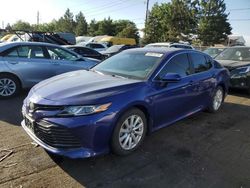 Toyota salvage cars for sale: 2018 Toyota Camry L