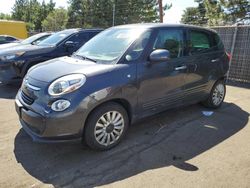 Salvage cars for sale at Denver, CO auction: 2017 Fiat 500L POP