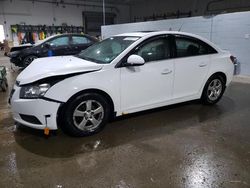 Chevrolet salvage cars for sale: 2014 Chevrolet Cruze LT