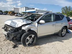 Nissan Murano SL salvage cars for sale: 2004 Nissan Murano SL