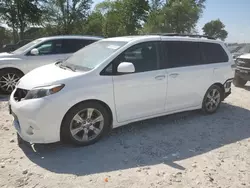 Salvage cars for sale at Cicero, IN auction: 2014 Toyota Sienna Sport