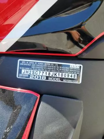 2018 Honda CBR1000 RR