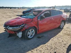 Vehiculos salvage en venta de Copart Houston, TX: 2017 Chevrolet Cruze LT