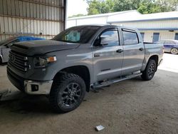 Salvage cars for sale at Greenwell Springs, LA auction: 2021 Toyota Tundra Crewmax SR5