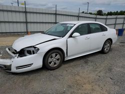 Salvage cars for sale at Lumberton, NC auction: 2010 Chevrolet Impala LT