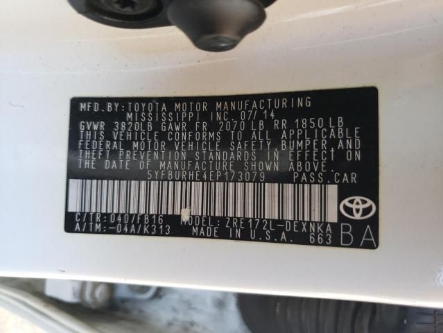 2014 Toyota Corolla L