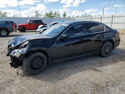 Salvage cars for sale from Copart Nisku, AB: 2011 Infiniti G37