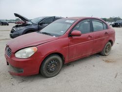 Salvage cars for sale from Copart San Antonio, TX: 2011 Hyundai Accent GL