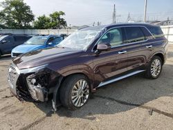 Salvage cars for sale at West Mifflin, PA auction: 2020 Hyundai Palisade Limited