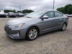 Salvage cars for sale at East Granby, CT auction: 2019 Hyundai Elantra SEL