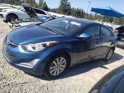 Salvage cars for sale at Graham, WA auction: 2015 Hyundai Elantra SE